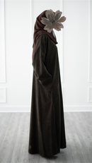 🎉🎉 NEW Corduroy Abaya (Davy Grey)