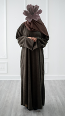 🎉🎉 NEW Corduroy Abaya (Davy Grey)