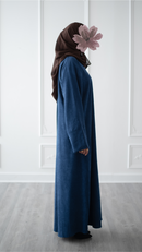 🎉🎉 NEW Corduroy Abaya (Blue Jay)