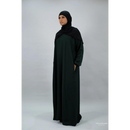 Hafsa Abaya (Dark Forest Green - Plus Size)