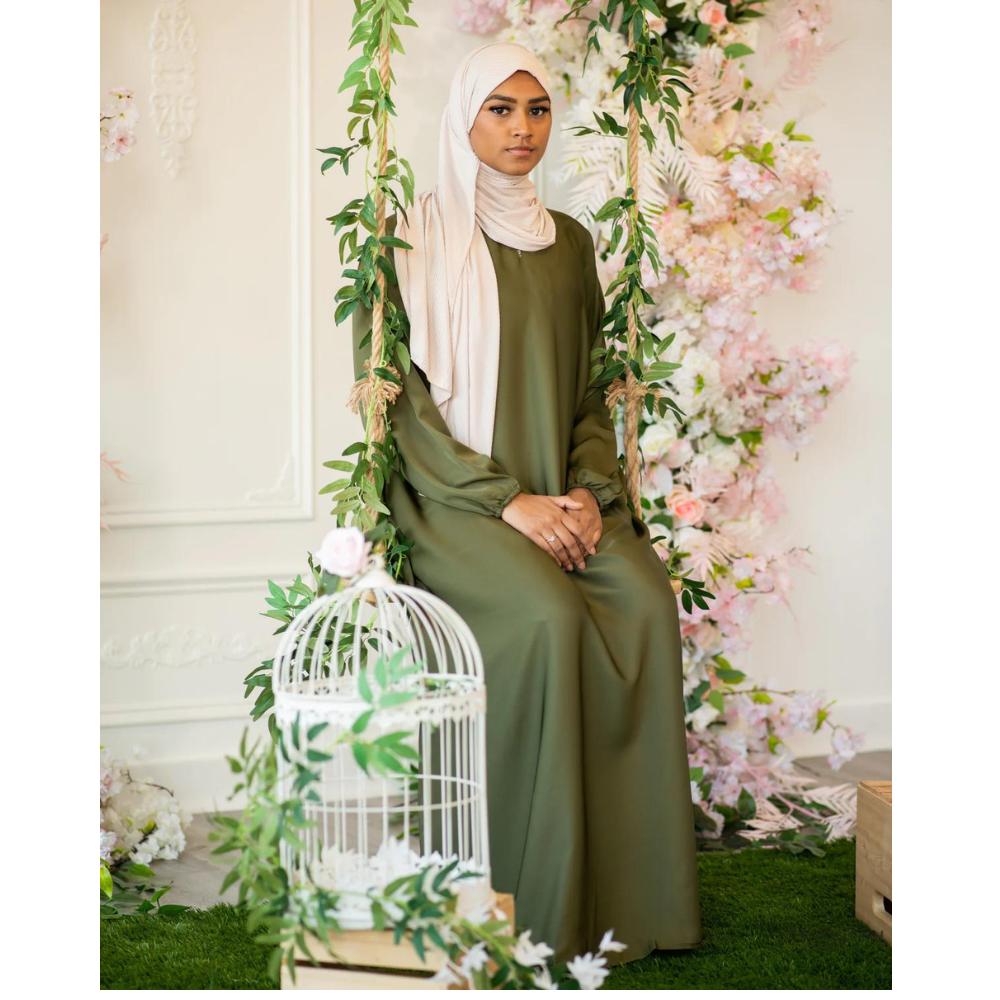 Hafsa Abaya (Sage Green) 68 / Green