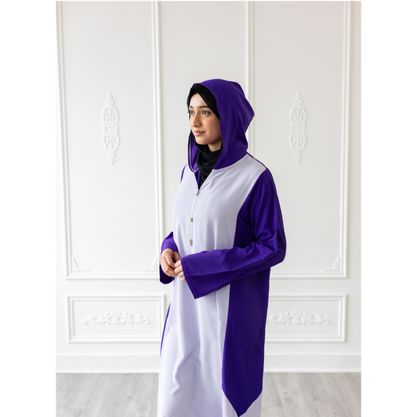 Moroccan Abaya Purple & Lavender