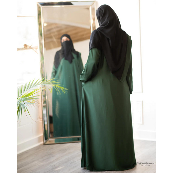 Hafsa Abaya Emerald Green