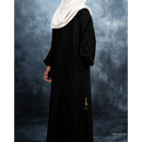 Mini Muslimah Kids Girls Abaya (Black)