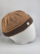 TrueFit Brimless Kufi Skullcap (Brown)