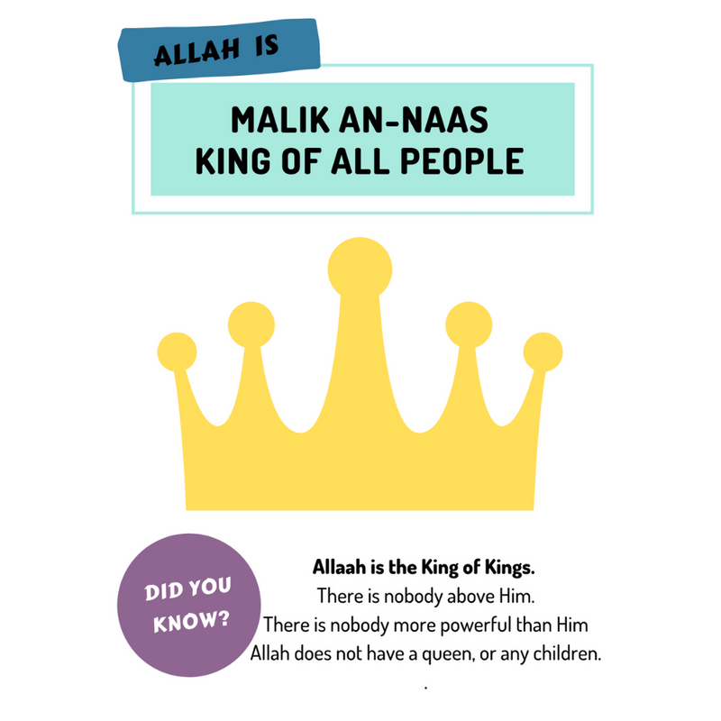 Tafseer King of All Kings Worksheet