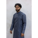Sale Two Piece Suit Straight Fit Kurta - Grey