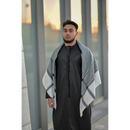 Emirati Thobe | Plus Size (Pure Black)