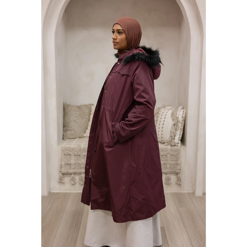 Outerwear Purple Benguen Turkish Winter Jackets