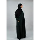 Hafsa Abaya (Dark Forest Green - Plus Size)