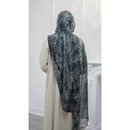 Printed Chiffon Hijab - Snow Leopard (Style 22)