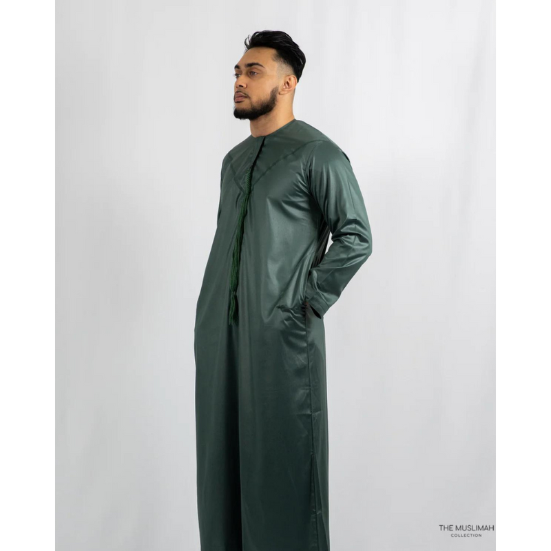 Emirati Thobe - Emerald Green
