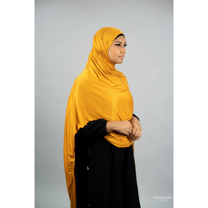 Jersey XL Hijab - Medallion Gold