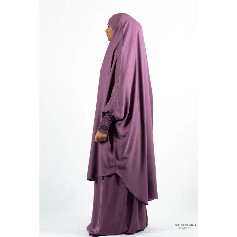 Aisha Two Piece Jilbaab - Dusty Purple