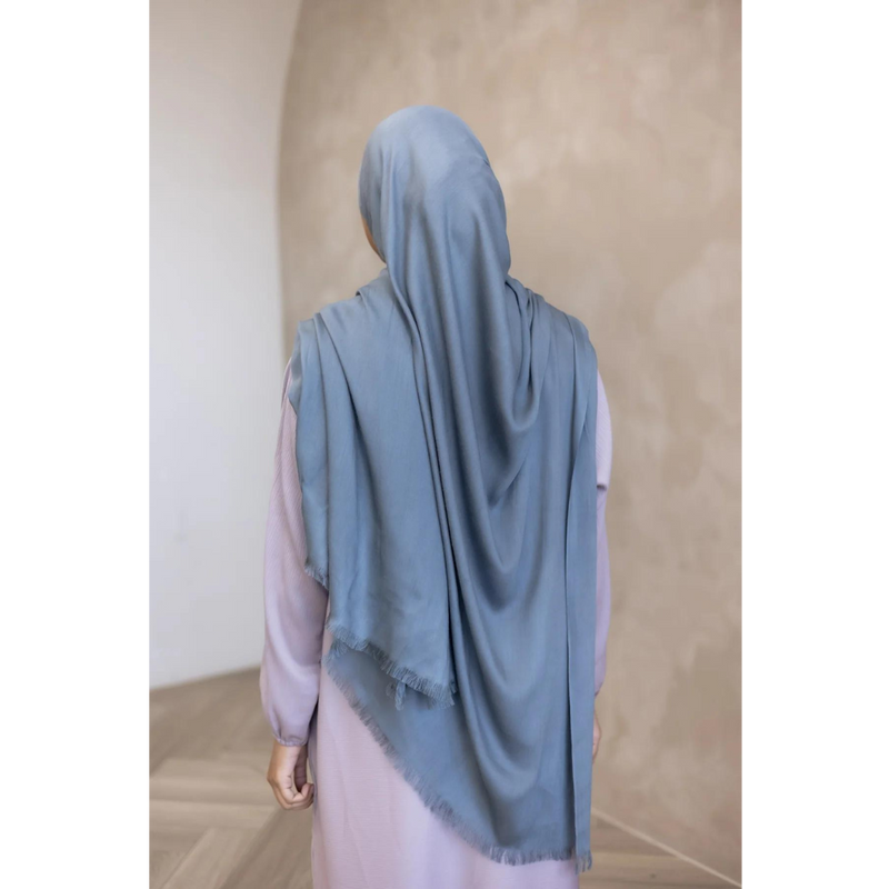Hawkes Blue Viscose Modal Hijab