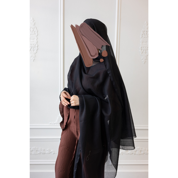 Onyx Black- Viscose Modal Hijab