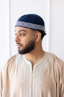 TrueFit Brimless Kufi Skullcap (Blue)