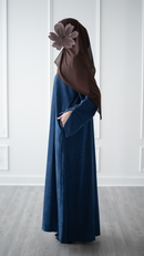 🎉🎉 NEW Corduroy Abaya (Blue Jay)