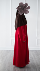 🎉🎉 NEW Corduroy Abaya (Rich Carmine)