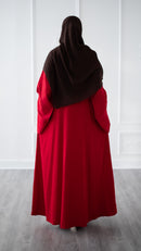 🎉🎉 NEW Corduroy Abaya (Rich Carmine)