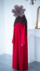 🎉🎉 NEW Corduroy Abaya (Rich Carmine)