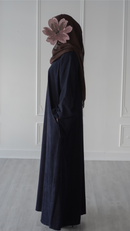 🎉🎉 NEW Corduroy Abaya (Gun Metal)