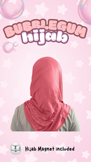Slip & Wrap© Hijabs - Bubblegum (with Hijab magnet)
