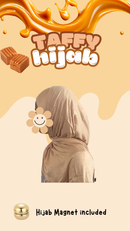 Slip & Wrap© Hijabs - Taffy (with Hijab magnet)