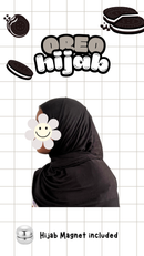 Slip & Wrap© Hijabs - Oreo (with Hijab magnet)