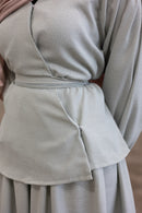 Resort Textured Skirt & Blouse Set - Whipped Pistachio
