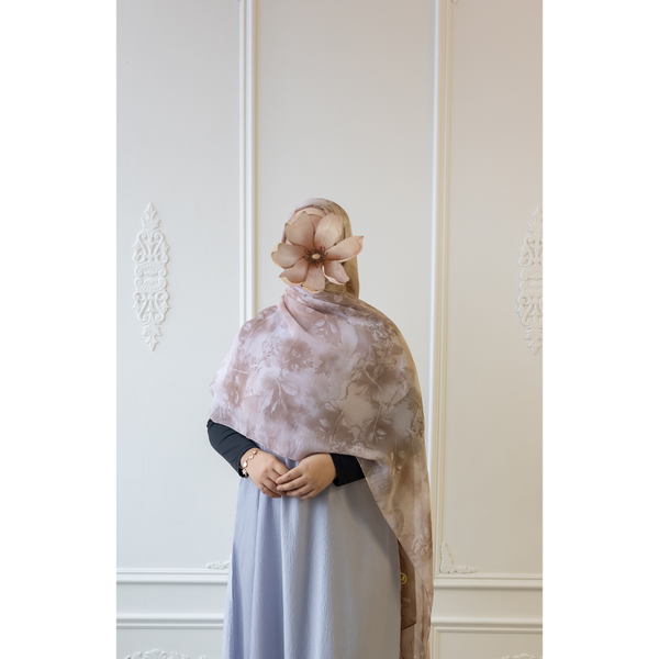 Printed Chiffon Hijab (Sugar Blossom)