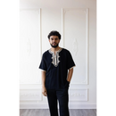 Moroccan T-Shirt (Black and Off-White)