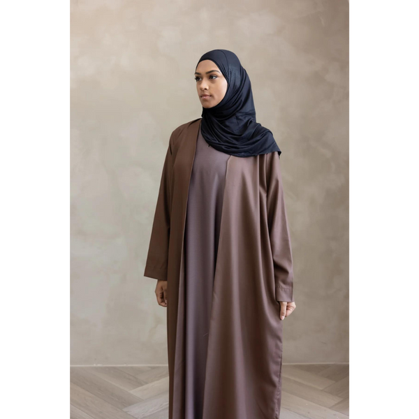 CLEARANCE Sale Linen Cardigan (Coffee Brown)