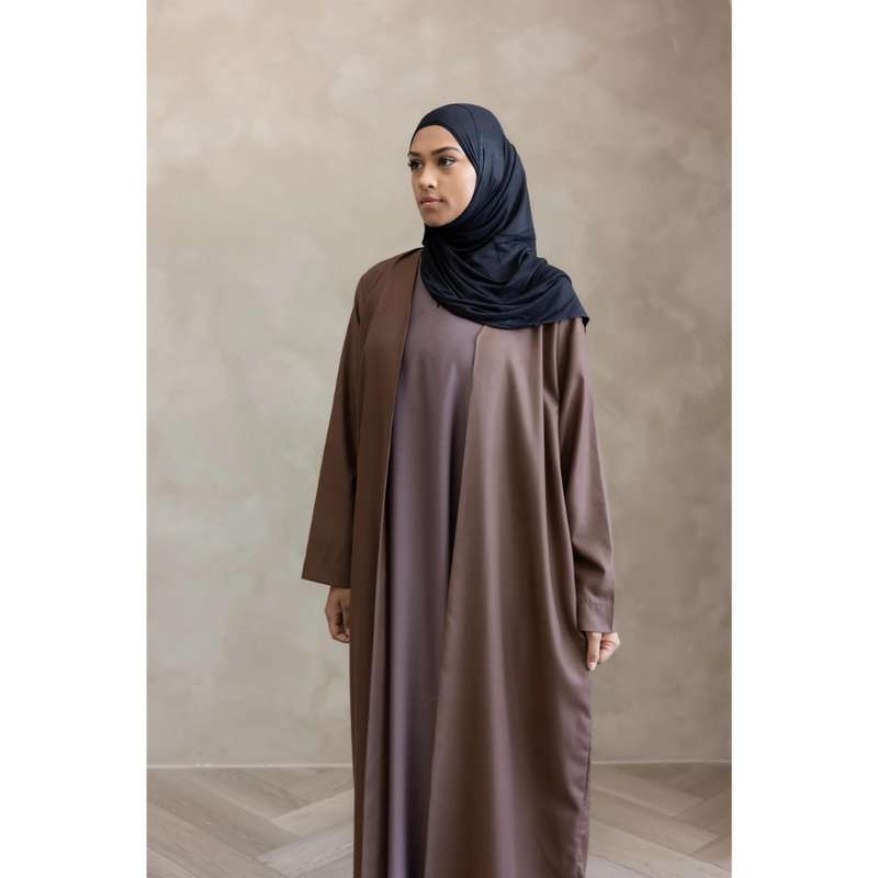 CLEARANCE Sale Linen Cardigan (Coffee Brown)