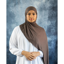 Jersey Hijab (Saddle Brown)