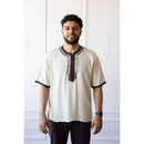 Moroccan T-Shirt (Off-White & Mocha)