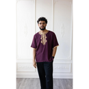 Moroccan T-Shirt (Maroon)