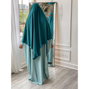 Sale Light Turquoise Batwing Abaya