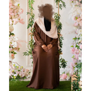 Hafsa Abaya (Coffee Brown)