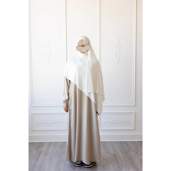 Butter Khadija Abaya (Light Beige)