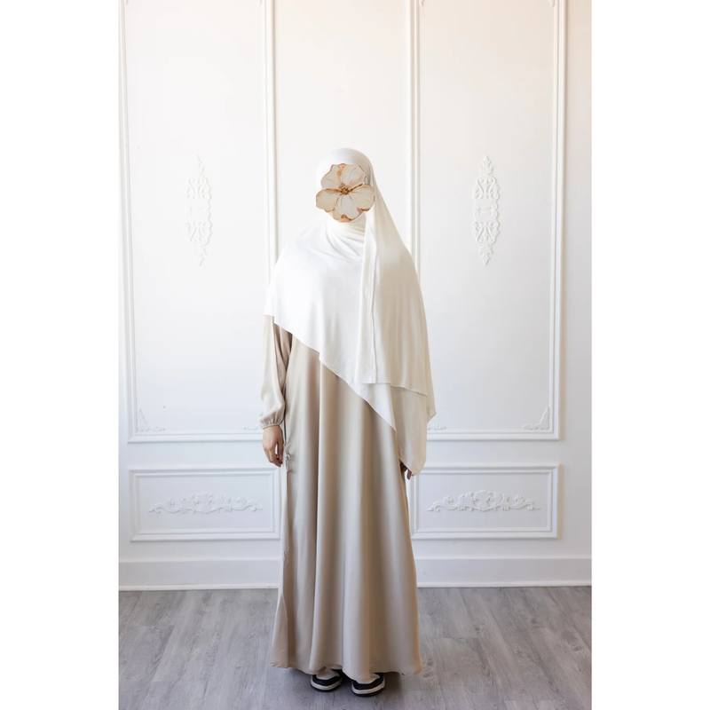 Butter Khadija Abaya (Light Beige)