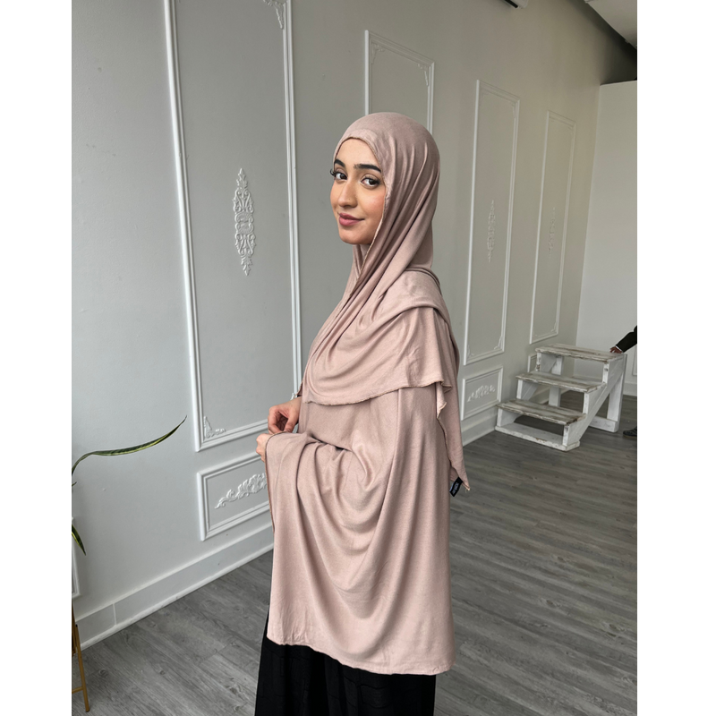 Jersey XL Hijab - Cappuccino