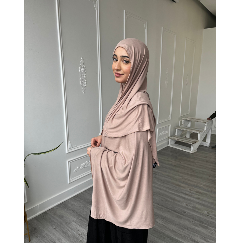 Jersey XL Hijab (Cappuccino)