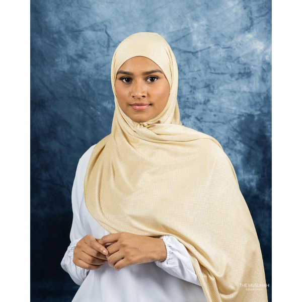 Stretch Hijab Buttermilk Yellow