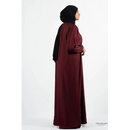 Hafsa Abaya (Maroon - Plus Size)