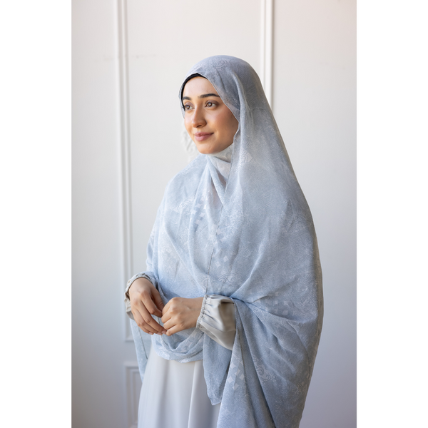 Printed Chiffon Hijab (Lake Air)