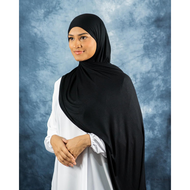Black Jersey Hijab