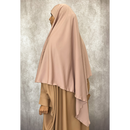 Two in One Niqab Khimar - Bisque (C50)