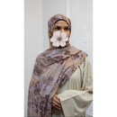 SOLD OUT Printed Chiffon Hijab - Smoked Topaz (Style 20)