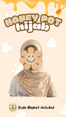 Slip & Wrap© Hijabs - Honey Pot (with Hijab magnet)
